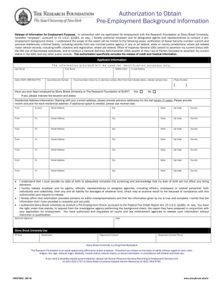 39331064-authorization-to-obtain-pre-employment-background-information-naples-cc-sunysb