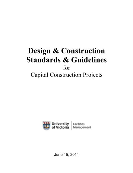 39371290-design-amp-construction-standards-amp-guidelines-university-of-victoria-uvic