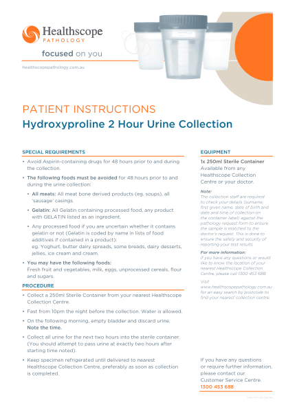 394422986-hydroxyproline-2-hour-urine-collection-healthscope-pathology