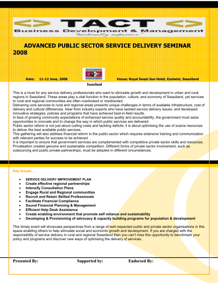 39464629-advanced-public-sector-service-delivery-seminar-2008-unpan1-un