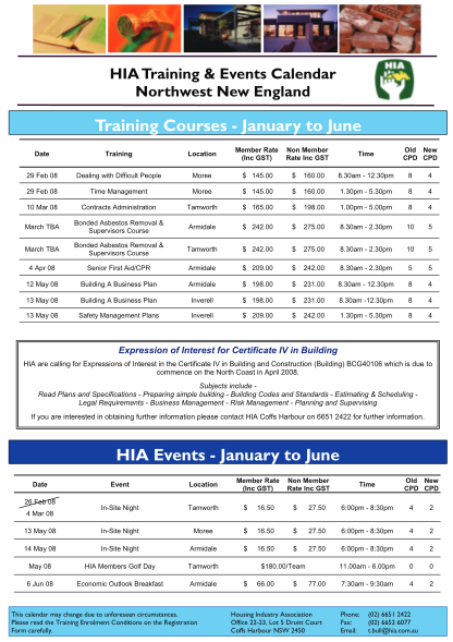 394653241-hia-2008-northwest-new-england-training-amp-events-calendar