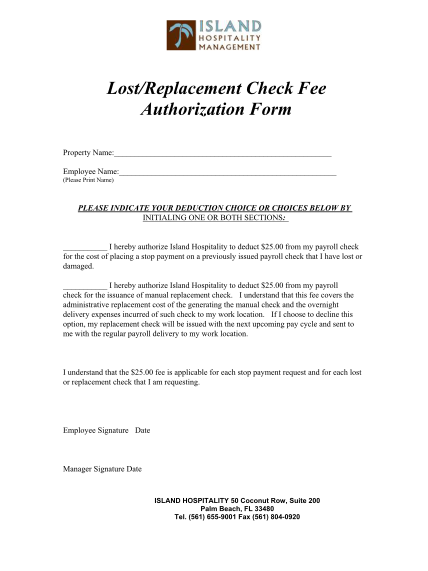 39478951-lostreplacement-check-fee-authorization-form-island-hospitality