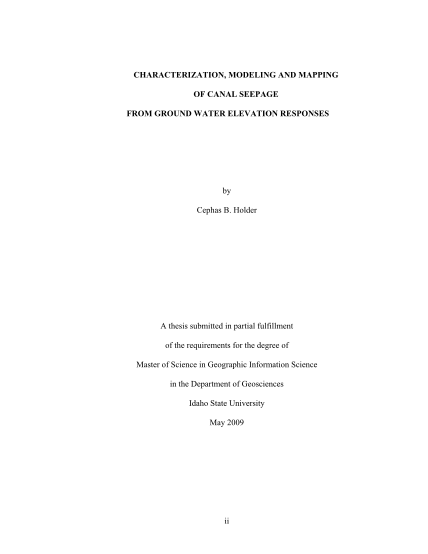 395955148-title-page-characterization-modeling-and-mapping-of-canal