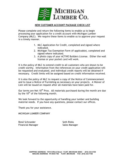 396052551-new-customer-account-package-check-list-please