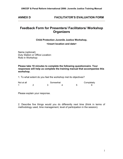 39606531-feedback-form-for-presenters-facilitators-workshop-unicef-unicef