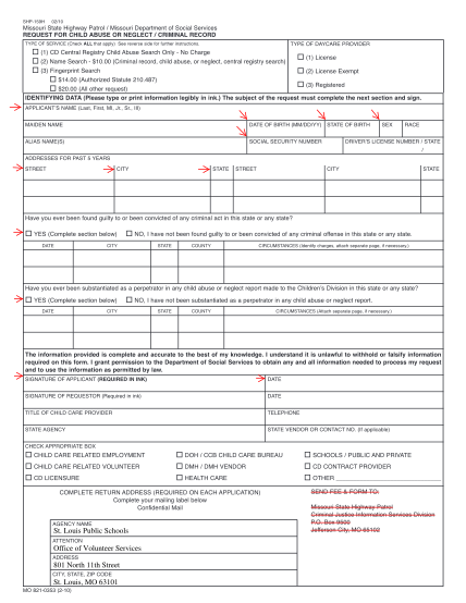 396729198-shp159h-0210-missouri-state-highway-patrol-missouri-department-of-social-services-request-for-child-abuse-or-neglect-criminal-record-reset-form-type-of-daycare-provider-type-of-service-check-all-that-apply-see-reverse-side-for