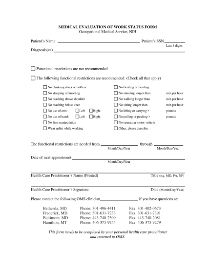 39676242-medical-evaluation-of-work-status-form-ors-ors-od-nih