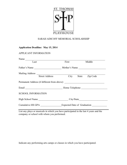 396857434-sarah-adicoff-memorial-scholarship-application-deadline-stthomasplayhouse