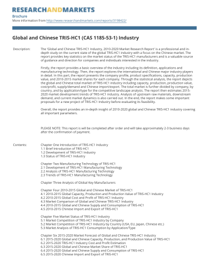 397005318-global-and-chinese-tris-hc1-cas-1185-b53b-b1b-industry
