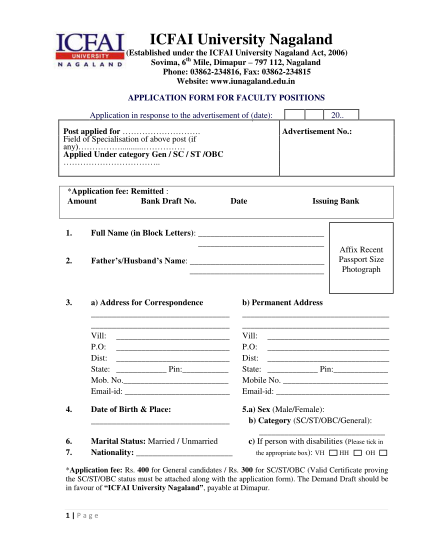 397061441-application-form-for-teaching-position-the-icfai-university-iunagaland-edu