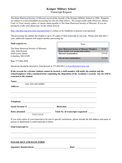 39847754-fillable-kemper-military-school-and-college-tx-transcript-request-form-shs-umsystem
