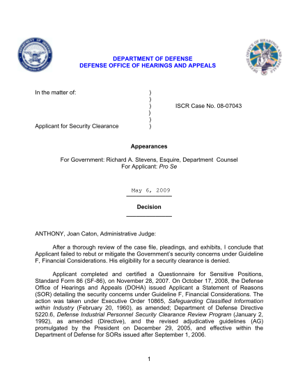 39853511-iscr-case-no-08-07043-appl-united-states-department-of-bb-dod