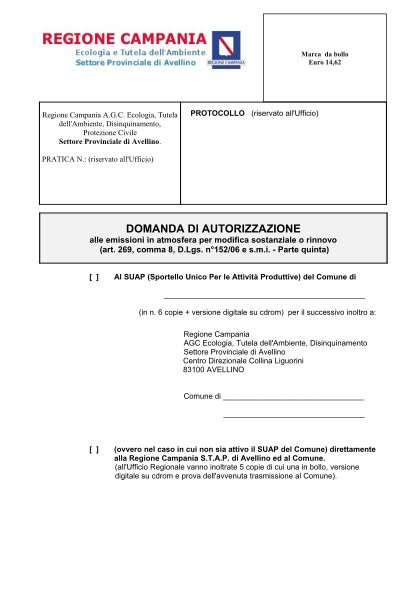 398545930-domanda-di-autorizzazione-stap-ecologiaregionecampaniait-stap-ecologia-regione-campania