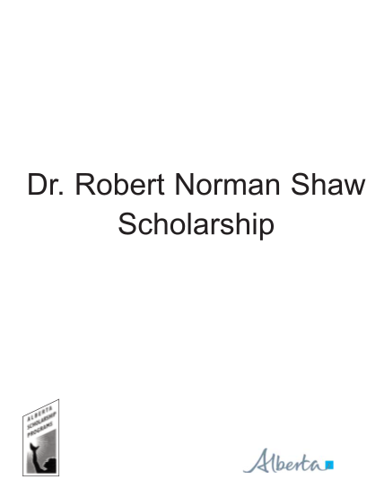 40041950-dr-robert-norman-shaw-scholarship-alis-alis-alberta