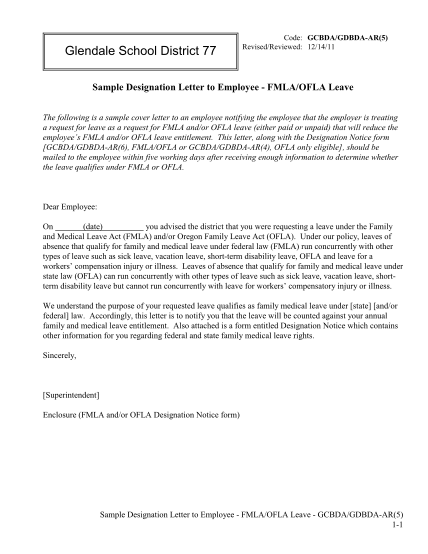 Fmla Information Letter To Employee Sample Disability Vrogue co