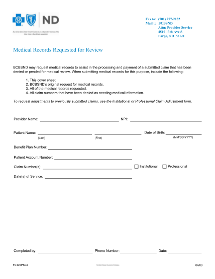 400576782-medical-records-requested-for-review-bcbsndcom