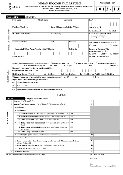 40103941-form-itr-2-for-individuals-and-hufs-not-having-income-from-business-or-profession-please-see-rule-12-of-the-income-tax-rules1962-also-see-attached-instructions-part-a-gen-middle-name-flatdoorblock-no-personal-information-2012-13