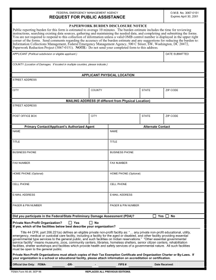 40120359-fillable-disaster-summary-outline-form-txdps-state-tx