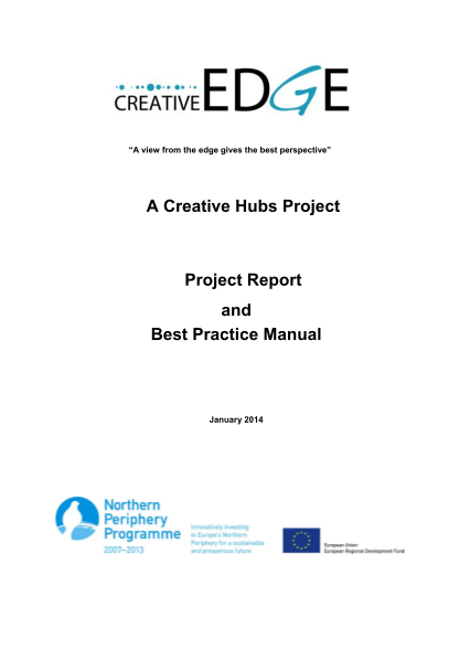 401334589-a-bcreativeb-hubs-project-project-report-and-best-practice-creative-edge