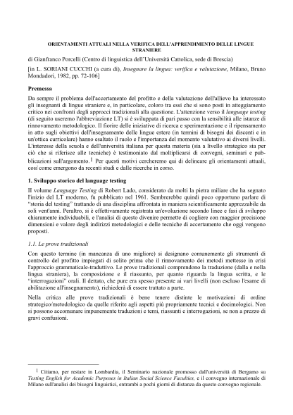 401963464-orientamenti-attuali-nella-verifica-dellapprendimento-delle-lingue-straniere-gporcelli