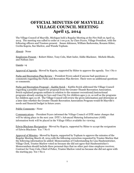 402261015-official-minutes-of-mayville-village-council-meeting-april-villageofmayville