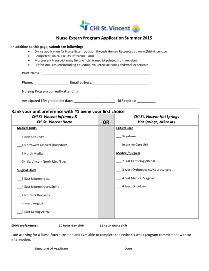 402665895-nurse-extern-program-application-summer-2015-chi-st-vincent