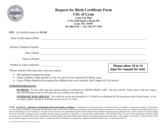 40281064-fillable-lynn-city-hall-birth-certificate-form