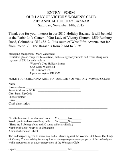 402992527-2007-annual-holiday-bazaar-entry-form-our-lady-of-victory-ourladyofvictory