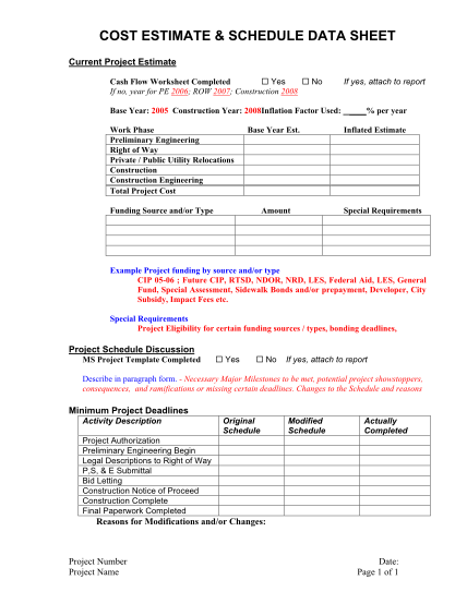 40334265-cost-estimate-and-schedule-data-sheet-example-city-of-lincoln