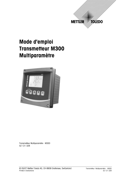40538803-mode-damp39emploi-transmetteur-m300-multiparam-tre-mettler-toledo