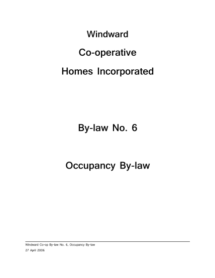 405963482-windward-co-operative-by-law-6-occupancy-by-law-approved-windwardcoop