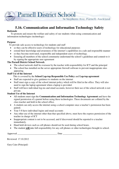 406042718-516-communication-and-information-technology-safety-parnell-school
