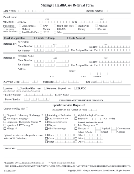 406363-fillable-michigan-healthcare-referral-form