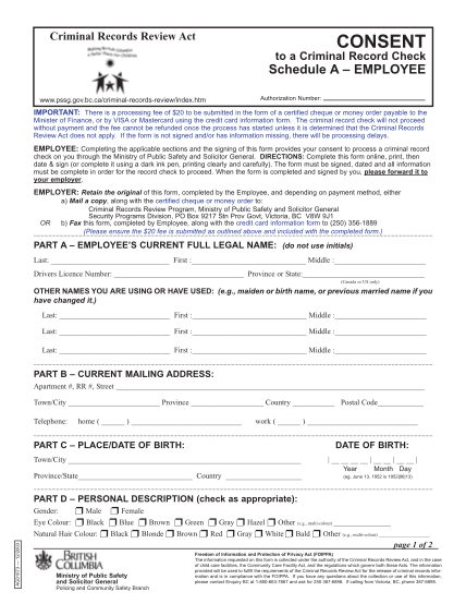 406485045-consent-to-a-criminal-record-check-schedule-a-employee-use-this-form-to-apply-for-a-criminal-record-review-if-you-are-a-paid-employee-of-a-day-care