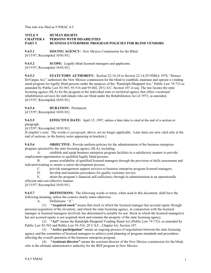 40712042-title-9-chapter-4-part-5-human-rights-persons-with-disabilities-business-enterprise-program-policies-for-blind-vendors-9-nmcpr-state-nm