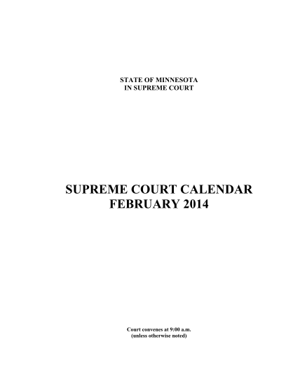 40722940-supreme-court-calendar-february-2014-minnesota-mncourts