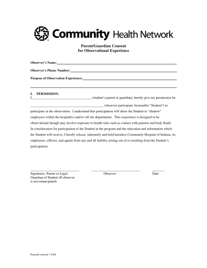 40758753-parental-consent-form-community-health-network