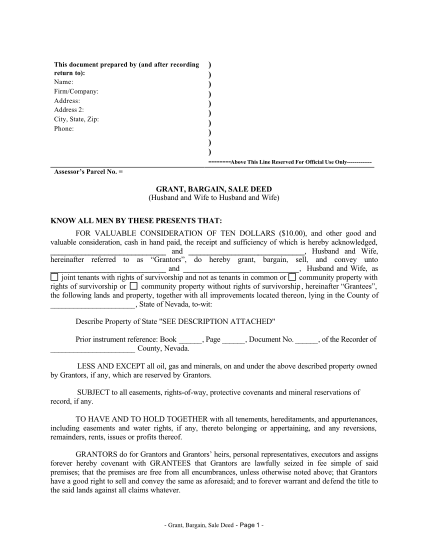 4081202-nevada-grant-bargain-sale-deed-from-husband-and-wife-to-husband-and-wife