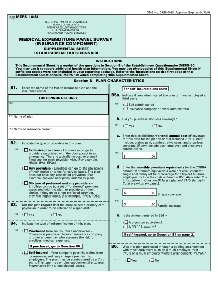 40874487-form-7-7-97-meps-10s-medical-expenditure-panel-survey-meps-ahrq