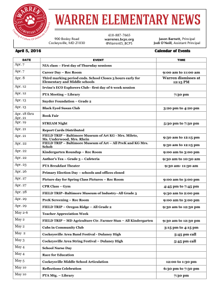 409022022-april-5-2016-calendar-of-events-warren-elementary-baltimore-warrenes-bcps