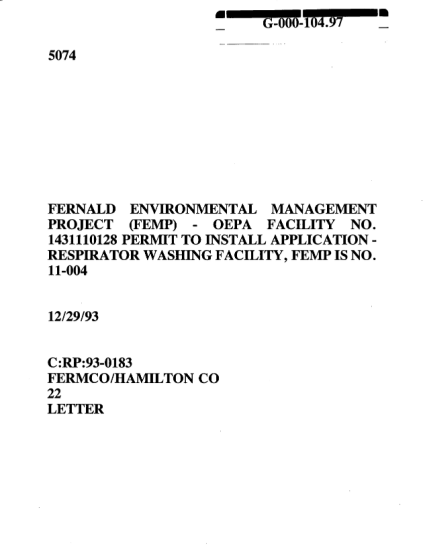 40910467-5074-fernald-environmental-management-project-fl3mp-oepa-facility-no-lm-doe