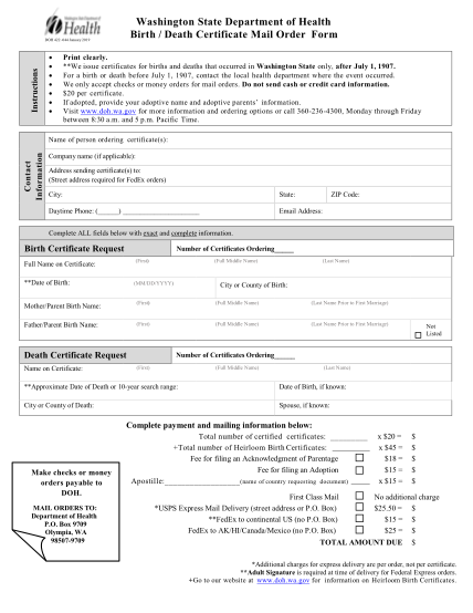 40958334-birth-death-certificate-mail-order-form-pdf-washington-state-doh-wa