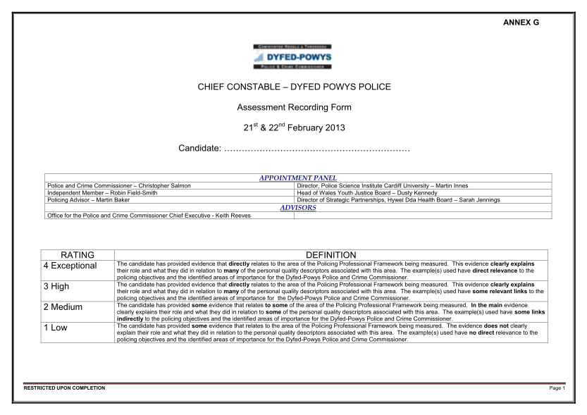 409678178-chief-constable-dyfed-powys-police-assessment-recording-form-dppoliceandcrimepanel-org