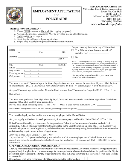 40975329-employment-application-for-police-aide-city-of-milwaukee-city-milwaukee