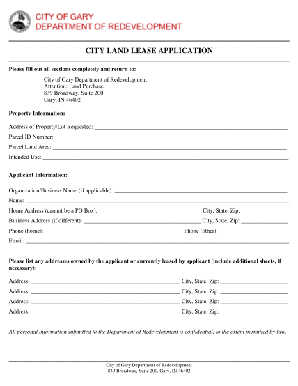 40986870-city-land-lease-application-city-of-gary-gary-in