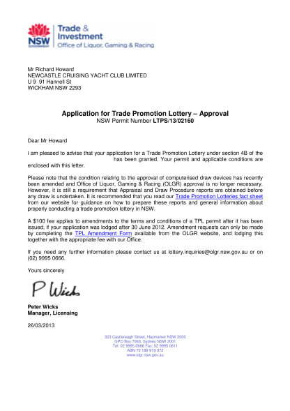 41036842-application-for-trade-promotion-lottery-approval-newcastle-ncyc-net
