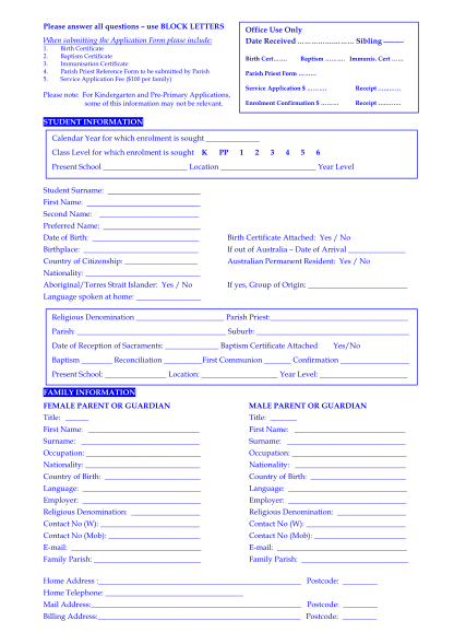 41049240-application-form-k-6-1doc-loretonedlands-wa-edu