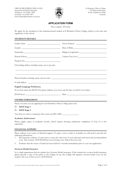 41057727-fillable-st-dominics-application-form