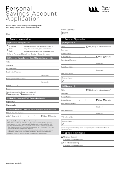 41111032-savings-accounts-for-parents-application-form-66-kb-pdf-lll-lll-org