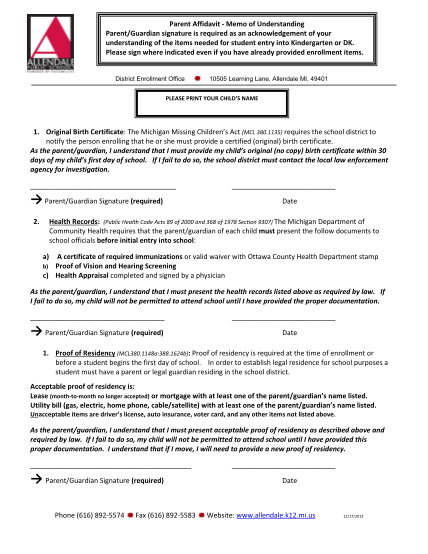 41167377-parent-affidavit-memo-of-understanding-parentguardian-signature-is-required-as-an-acknowledgement-of-your-understanding-of-the-items-needed-for-student-entry-into-kindergarten-or-dk-allendale-k12-mi
